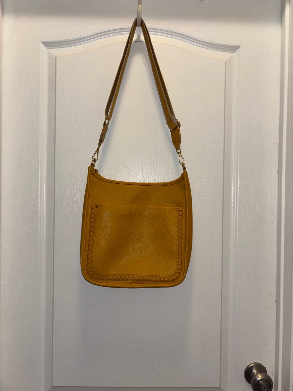Style & Co. Mustard Yellow Crossbody Adjustable Shoulder Bag